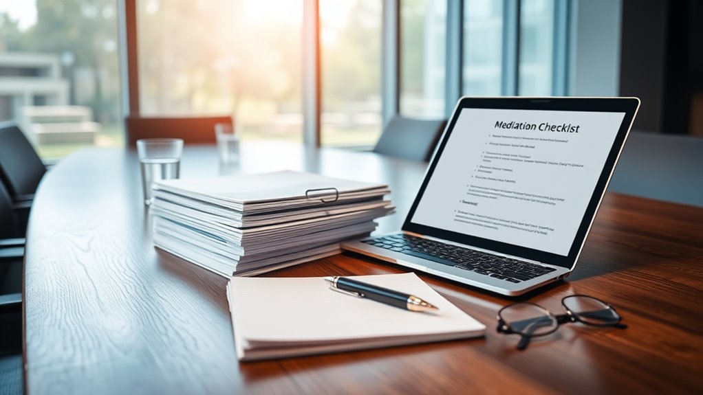 thorough mediation preparation checklist