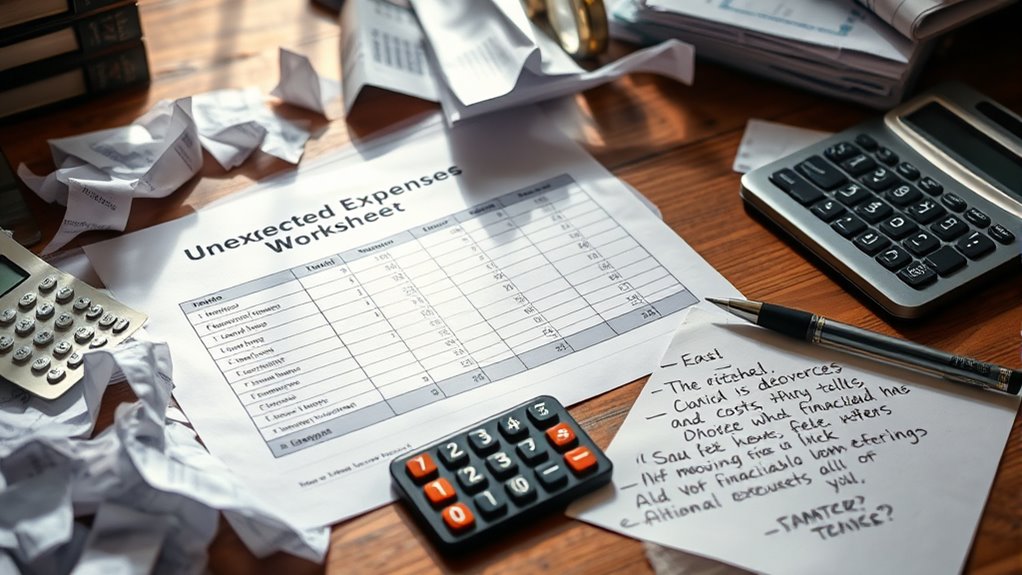 track divorce expenses accurately