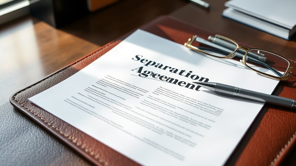 trial separation legal template