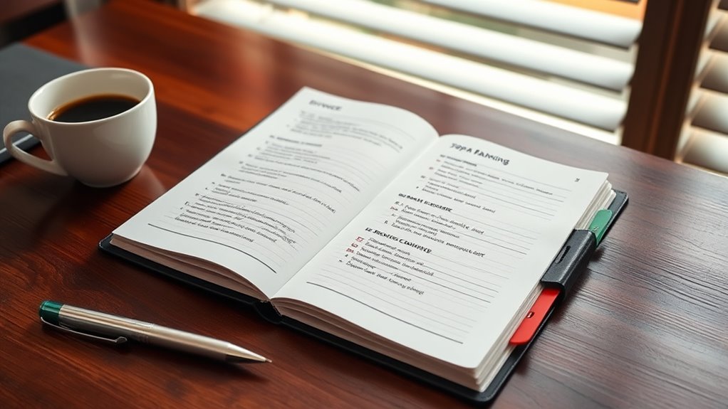 use journals to organize