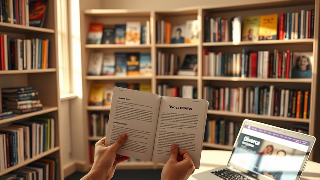 utilize divorce support resources