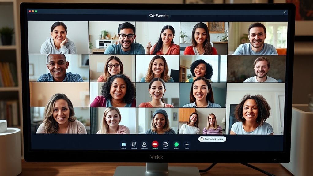 virtual co parenting support groups