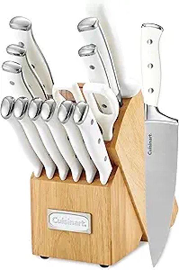 Cuisinart 15-Piece Forged Knife Set with Block