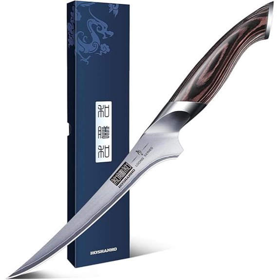 HOSHANHO 7-Inch Boning Knife in High Carbon Steel