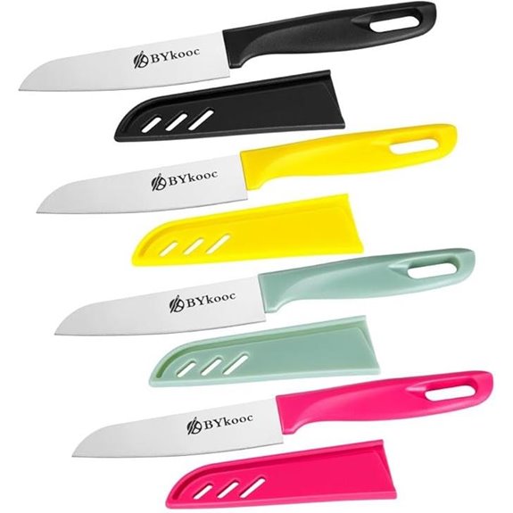8-Piece Paring Knife Set with Sheaths