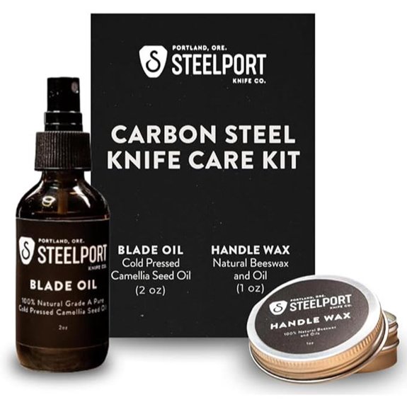 STEELPORT Carbon Steel Knife Care Kit with Oils