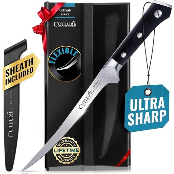 Cutluxe 7 Boning Knife for Fish & Meat