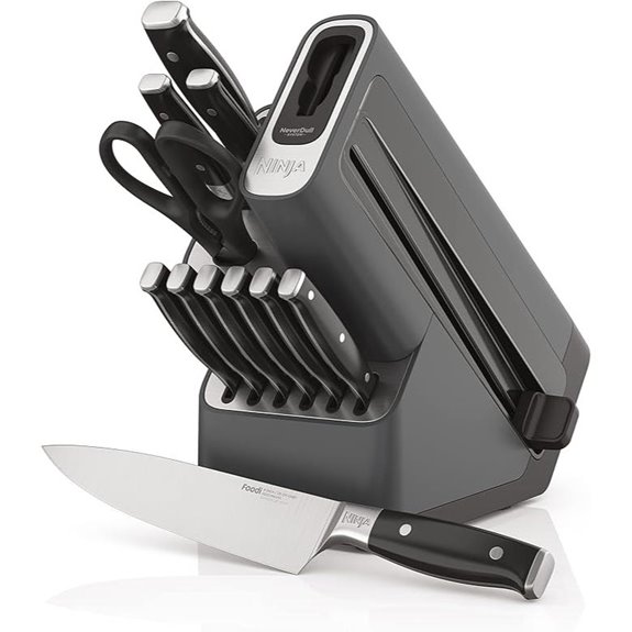 Ninja Foodi Premium 12-Piece Knife Set with Sharpener