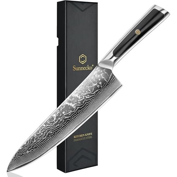 Sunnecko 8 Chef Knife High Carbon Stainless Steel