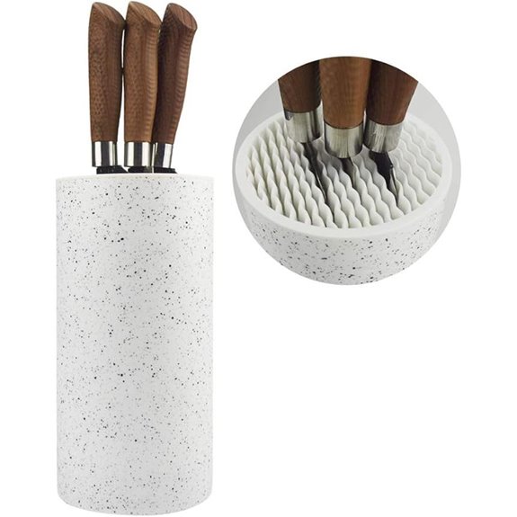Toosbuc Universal Round Knife Holder Space-Saving Organizer