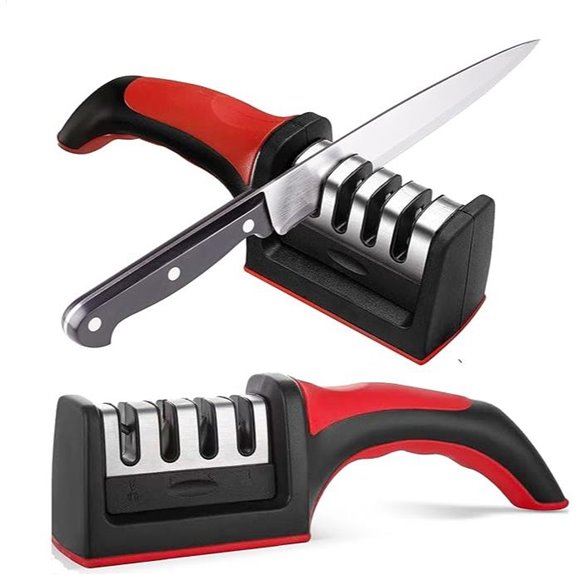 Stainless Steel 4-in-1 Kitchen Knife Sharpener
