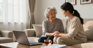 balancing divorce and caregiving