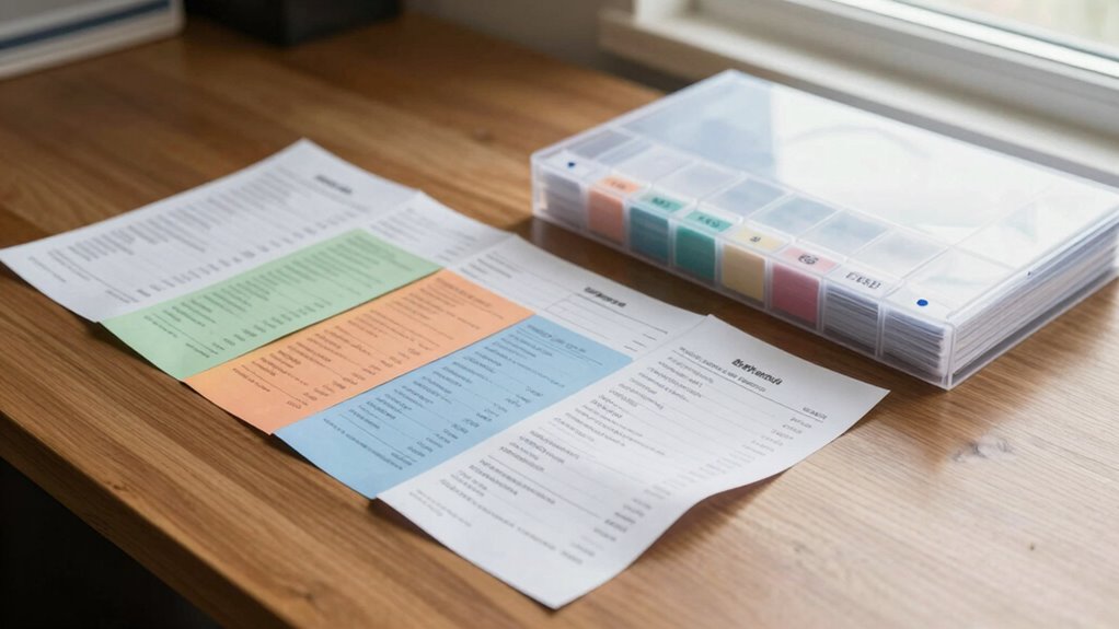 child expense receipt organization