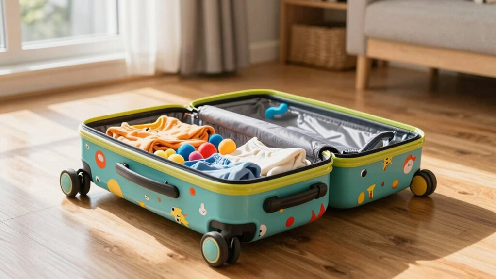 child friendly organized travel gear