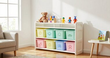 compact co parenting toy organizer