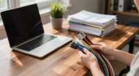 dividing home office equipment