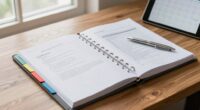 divorce binder organization tips