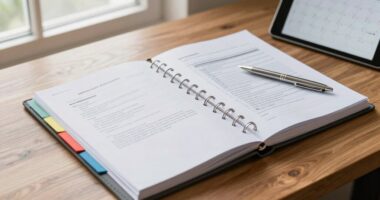 divorce binder organization tips