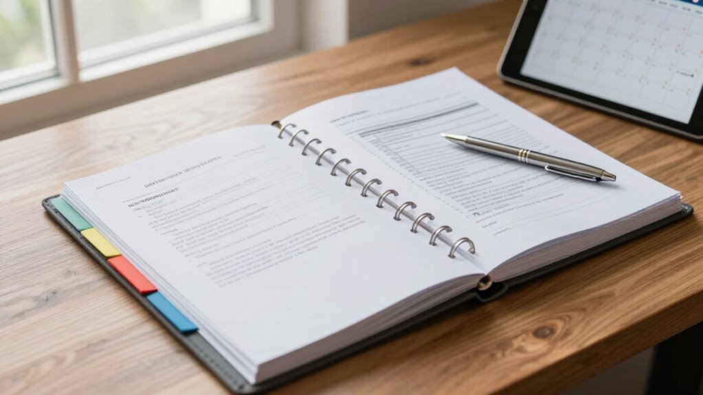 divorce binder organization tips