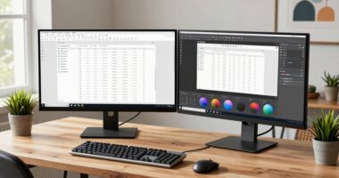 dual monitor productivity boost