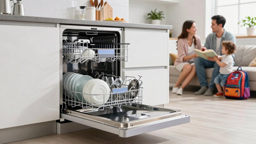 efficient quiet dishwasher solutions