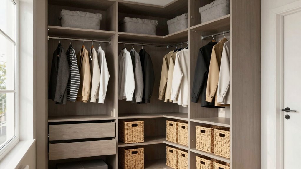 efficient small space organization