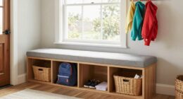entryway bench for custody gear