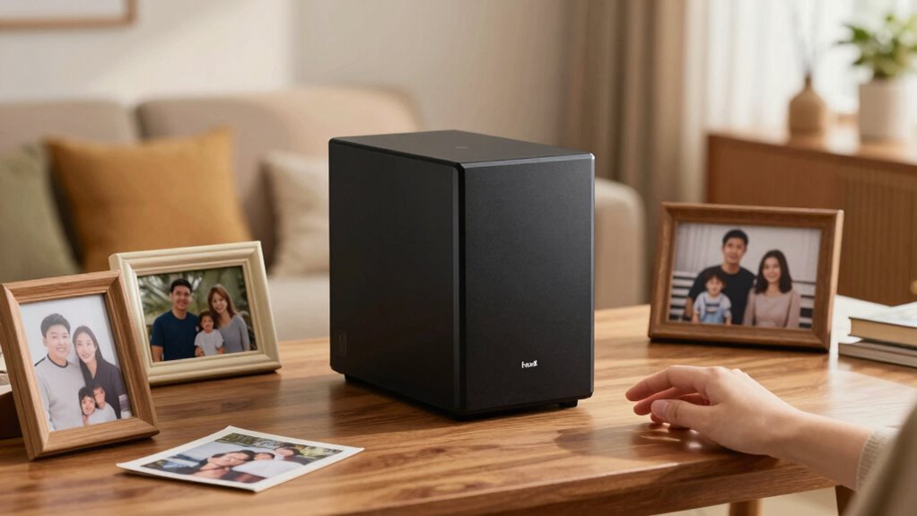 family photo backup device