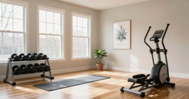 home gym facilitates consistency