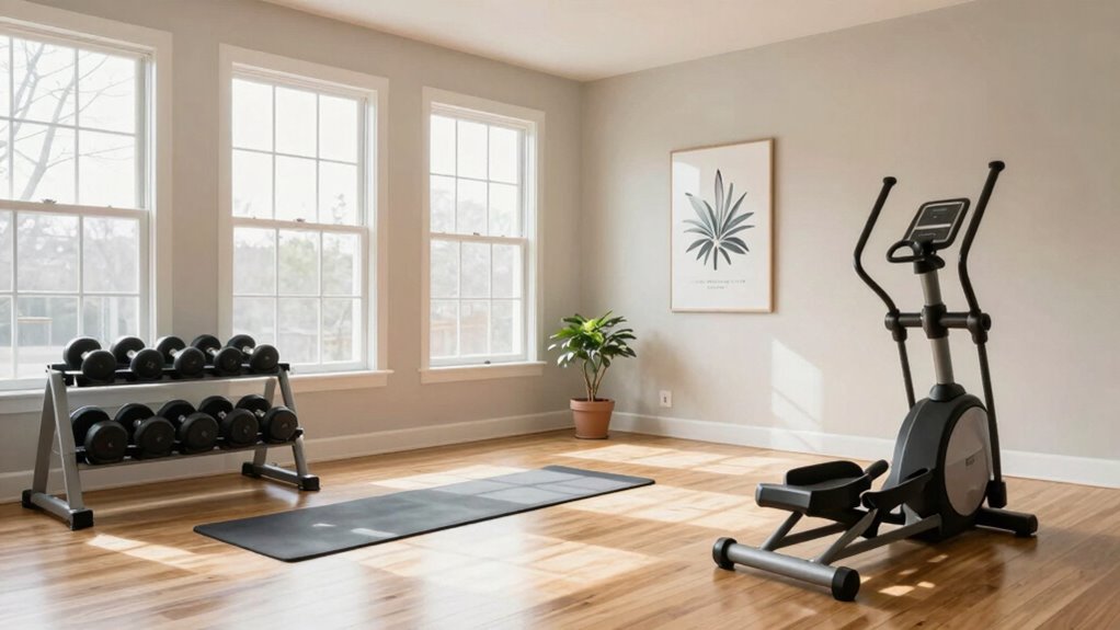 home gym facilitates consistency