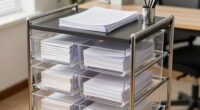 legal forms organizer cart