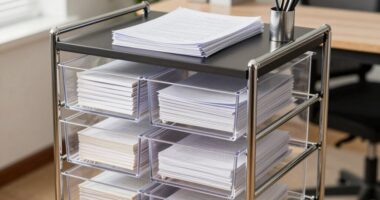 legal forms organizer cart