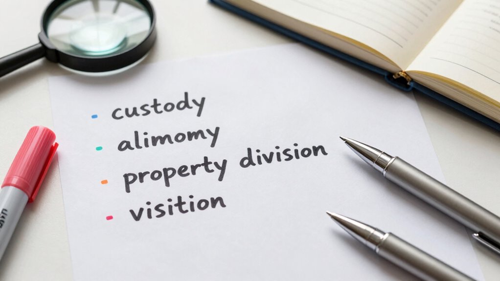 legal terms for divorce navigation