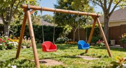 new backyard swing set