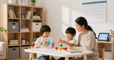 organized cooperative family routines