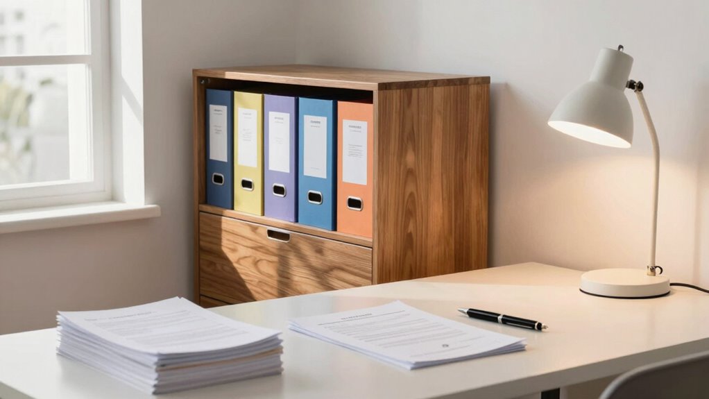 organized home legal files
