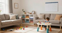 organized weekend parenting environment