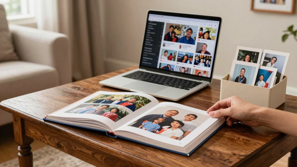 organizing family digital photos