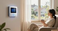 peaceful single parent security