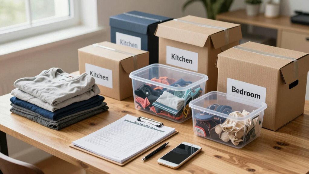 prepare household inventory list