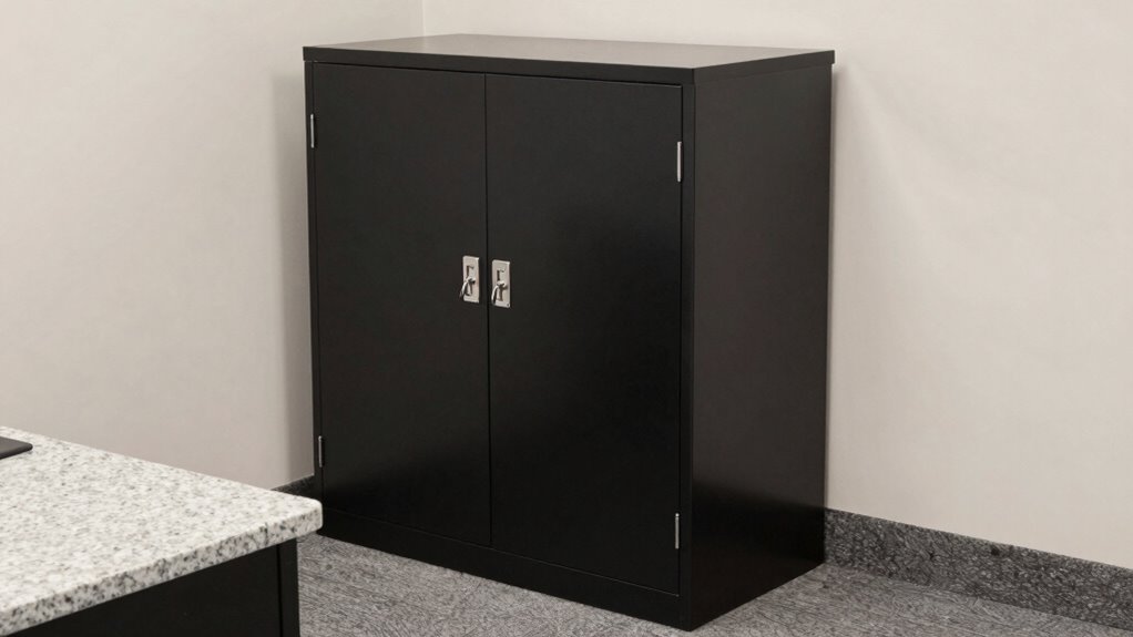 secure durable locking cabinet
