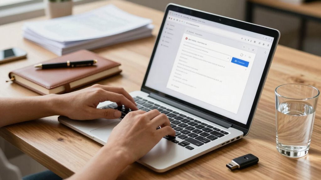 secure email practices during divorce