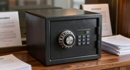 secure fireproof document safe