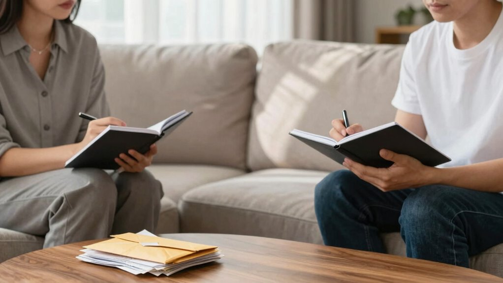 separate finances peacefully