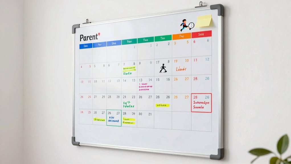 shared digital color coded scheduling