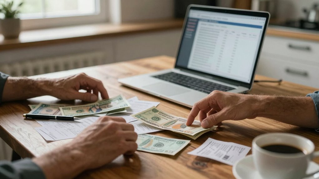 sharing bills during separation