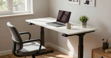 single parent standing desk