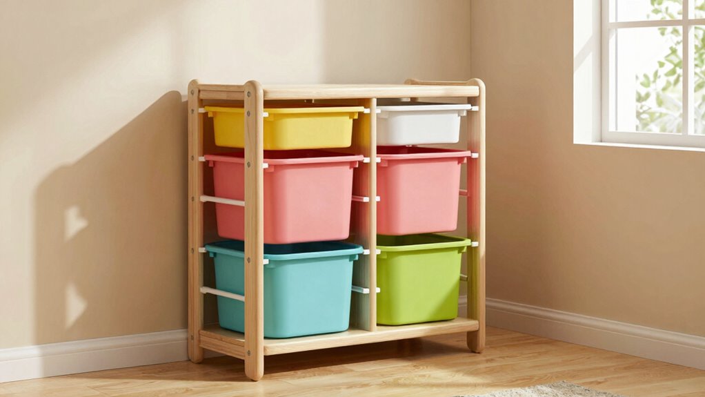 smart small space toy storage