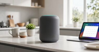 smart speaker for schedules