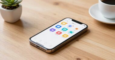 smartphone for budgeting